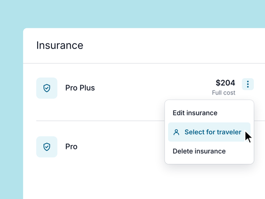 Record Insurance Decisions for Your Travelers