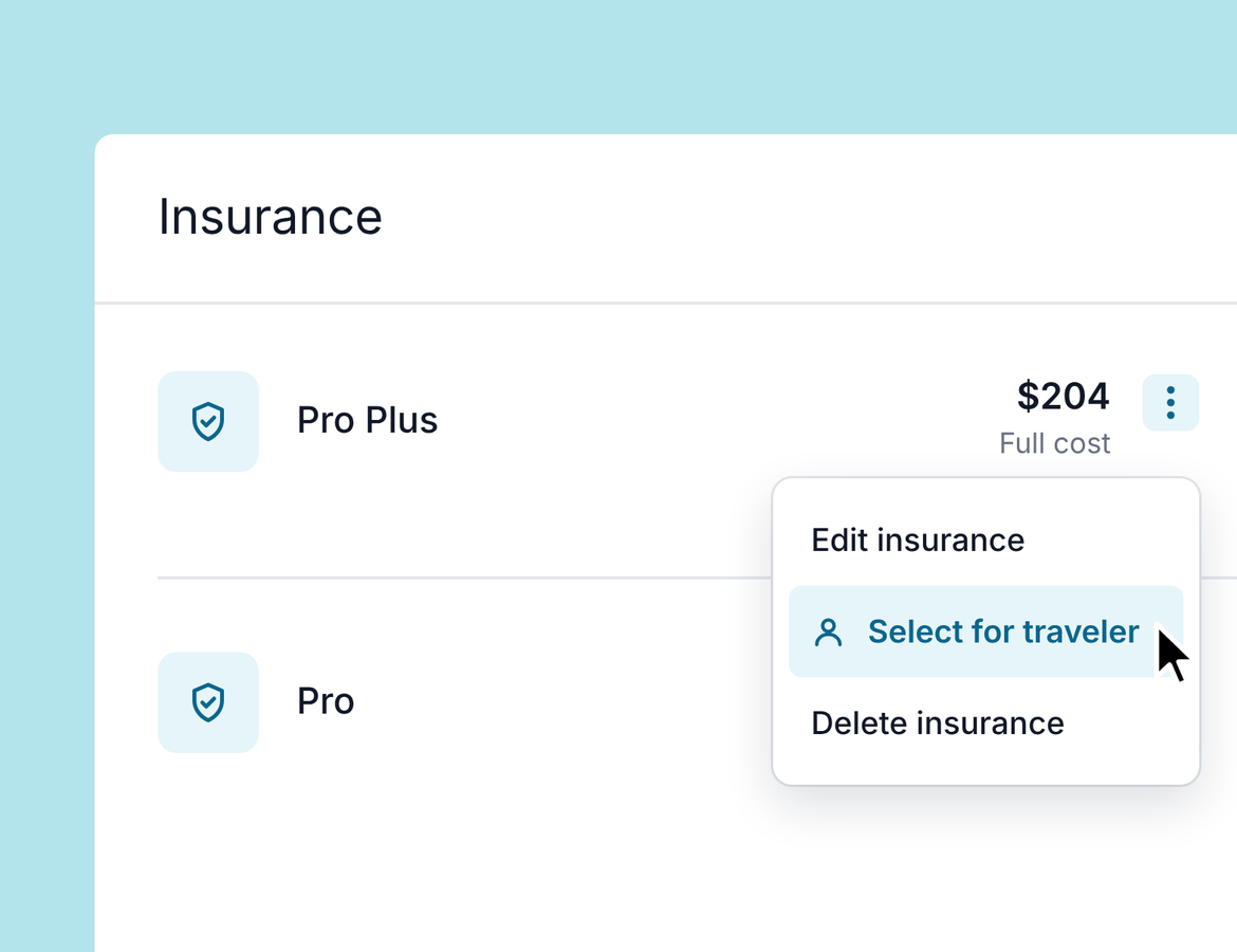 Record Insurance Decisions for Your Travelers