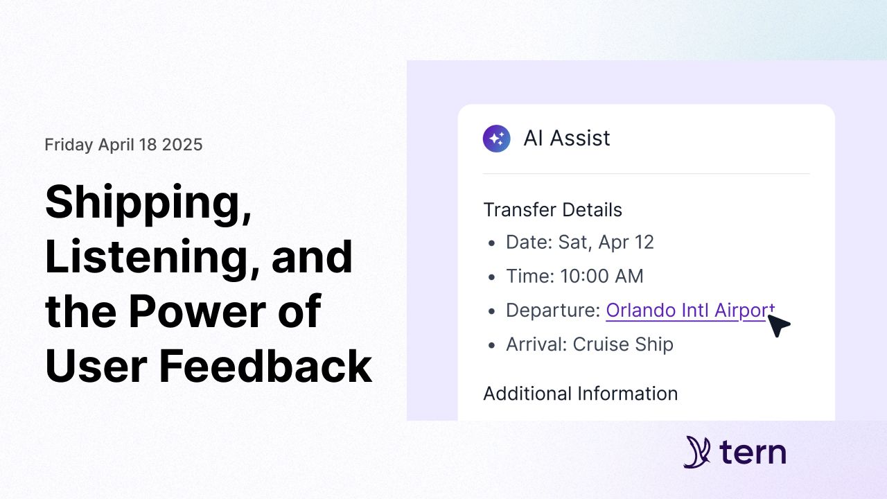 Shipping, Listening, and the Power of User Feedback
