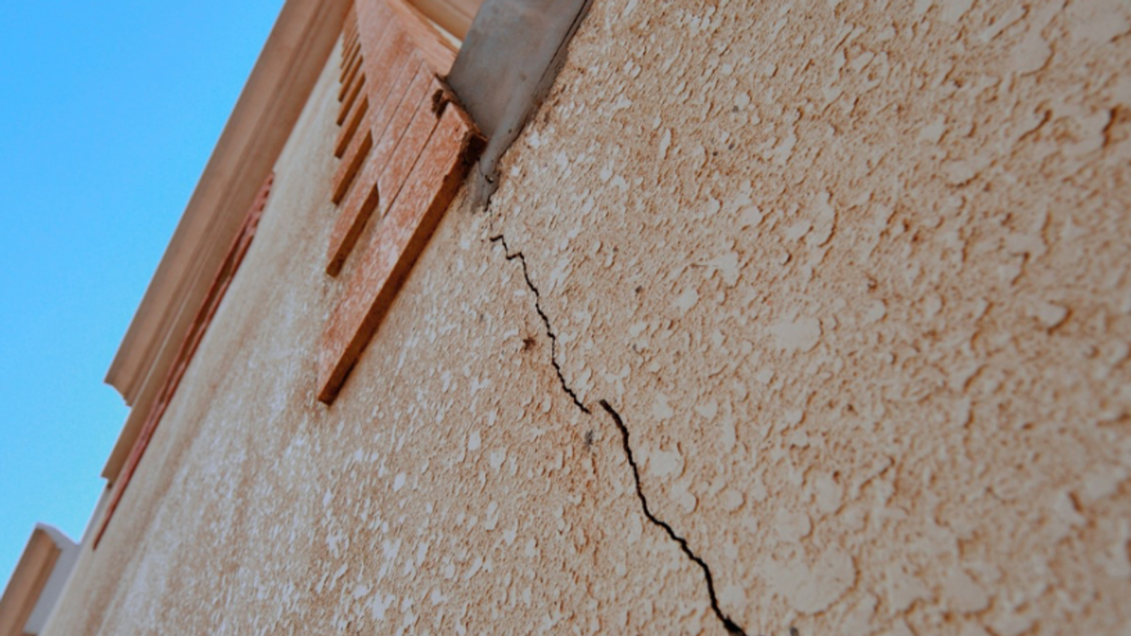 Fissure sur une maison