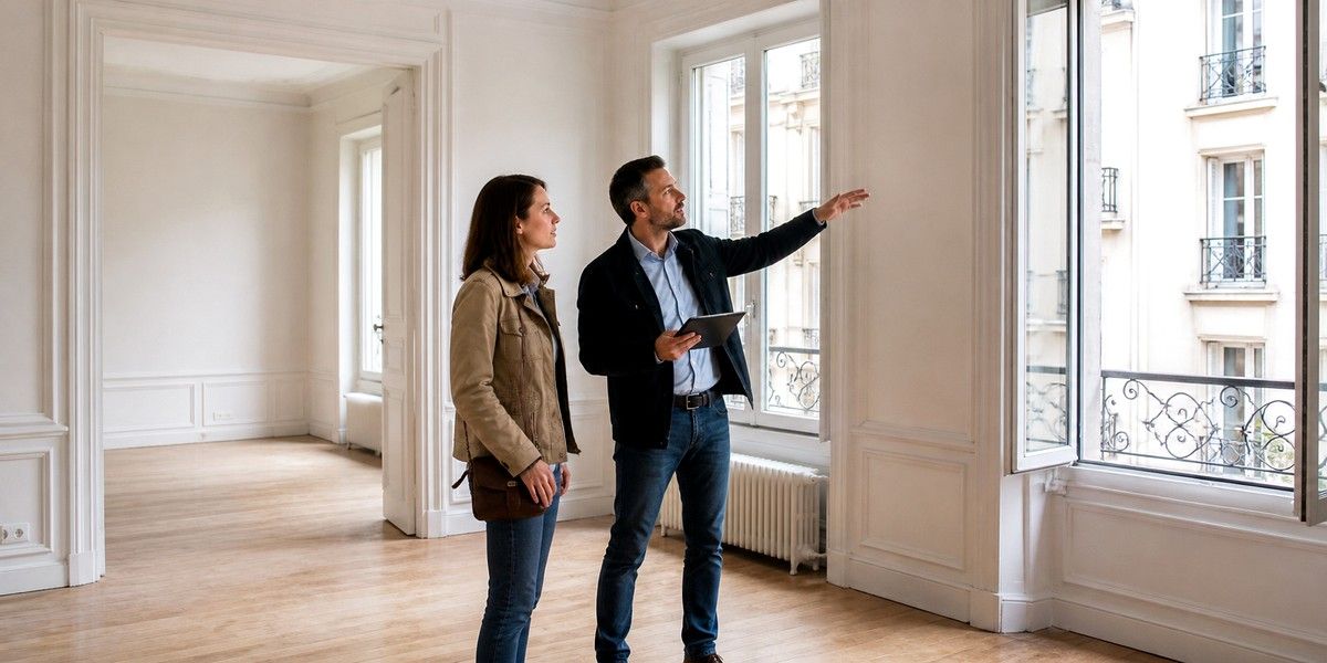 Transaction immobilière d'un appartement  bourgeois