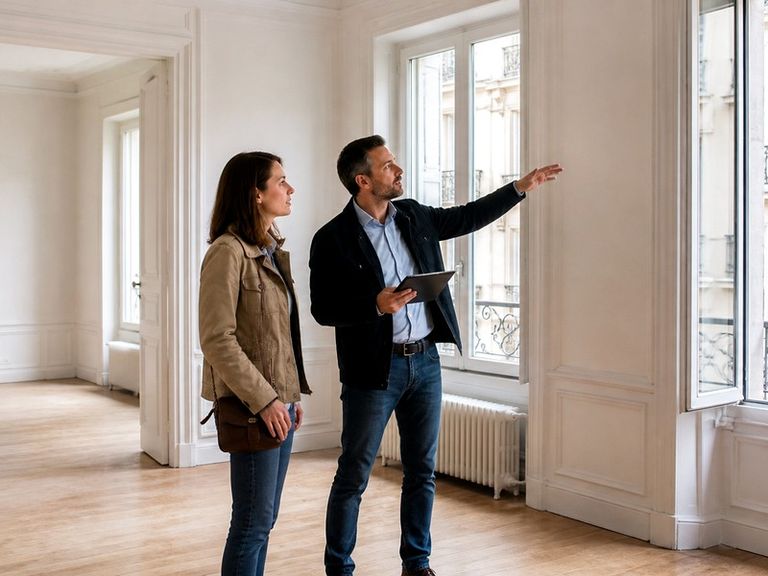 Transaction immobilière d'un appartement bourgeois