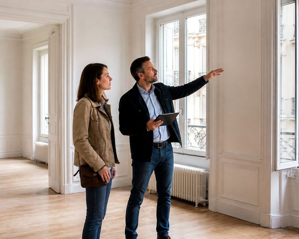 Transaction immobilière d'un appartement bourgeois