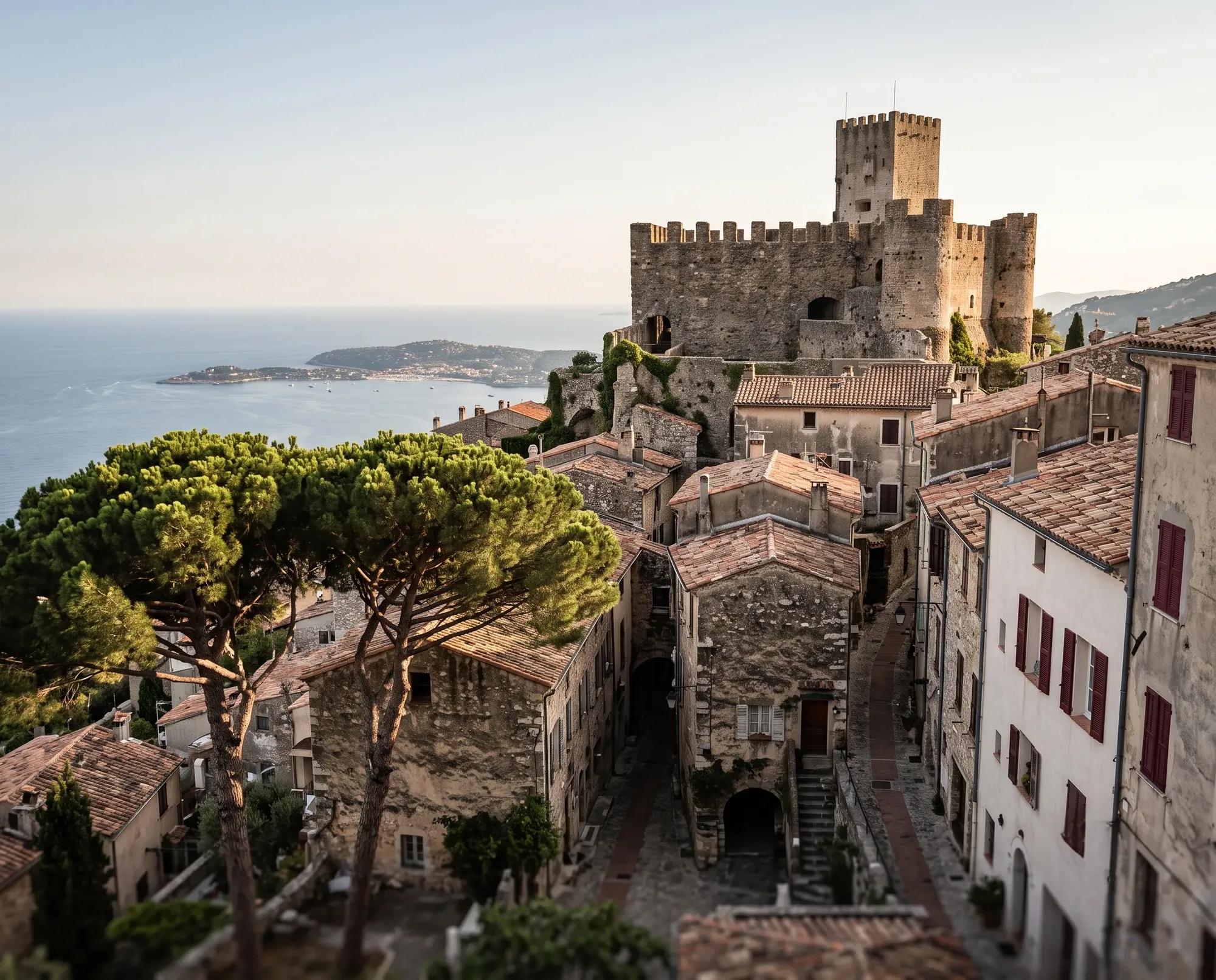 Vue de roquebrune cap martin