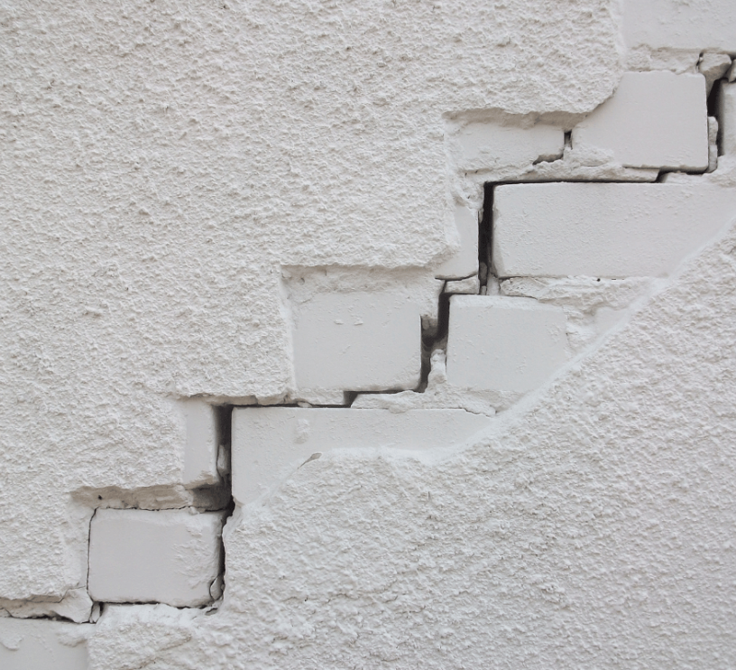 Image fissure en escalier