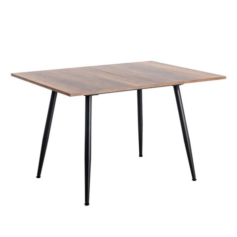 Mesa extensible giratoria Pax marrón, tablero ampliado