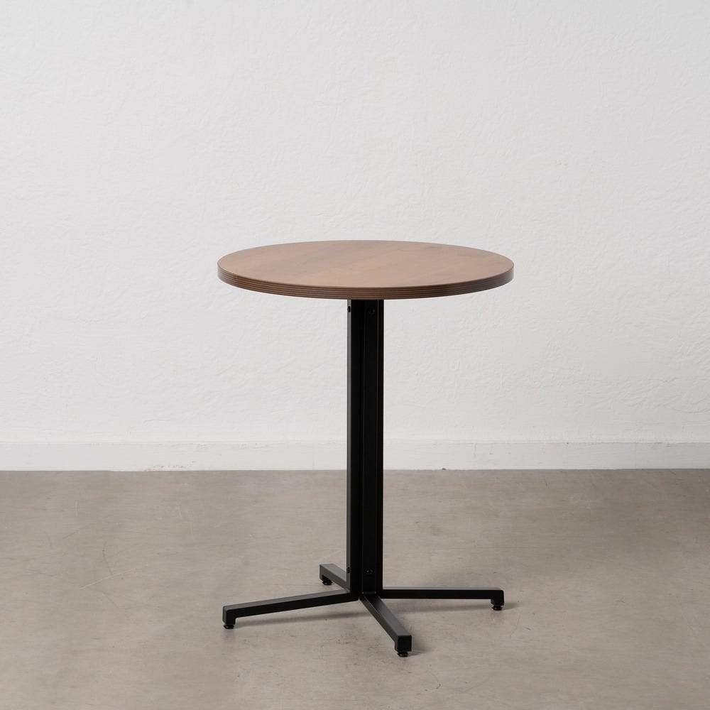 Mesa bistró en natural y negro