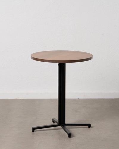 Mesa bistró en natural y negro