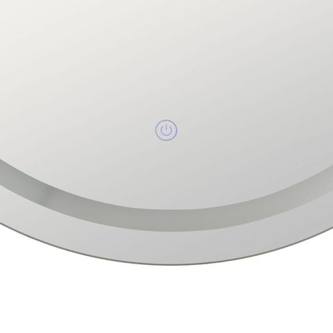 Detalle del sensor táctil del espejo circular