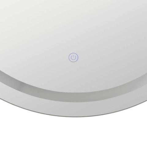 Detalle del sensor táctil del espejo circular