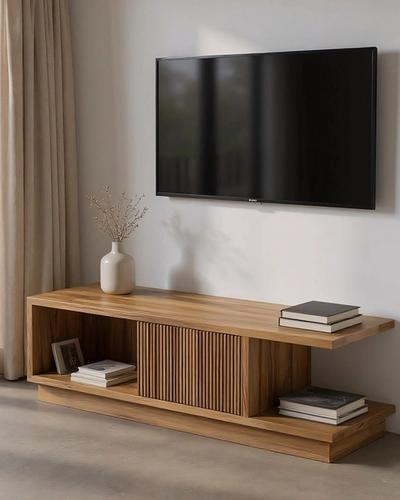 Mueble de TV Bellamonte de teca reciclada