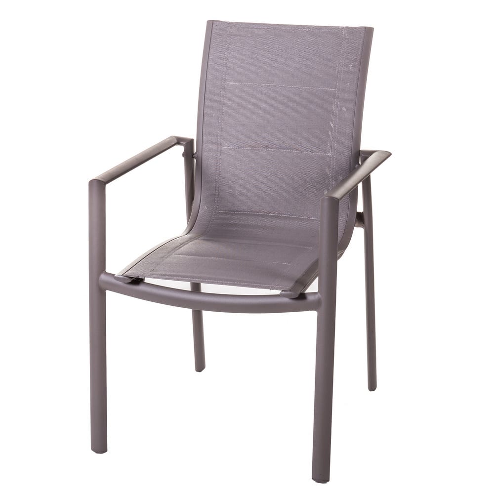 Silla apilable Stella de aluminio