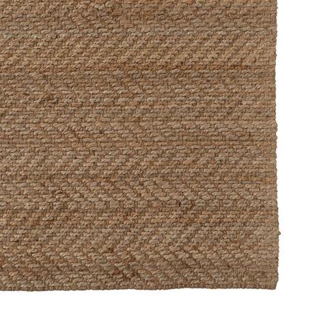 Alfombra Espiga de yute natural — detalle