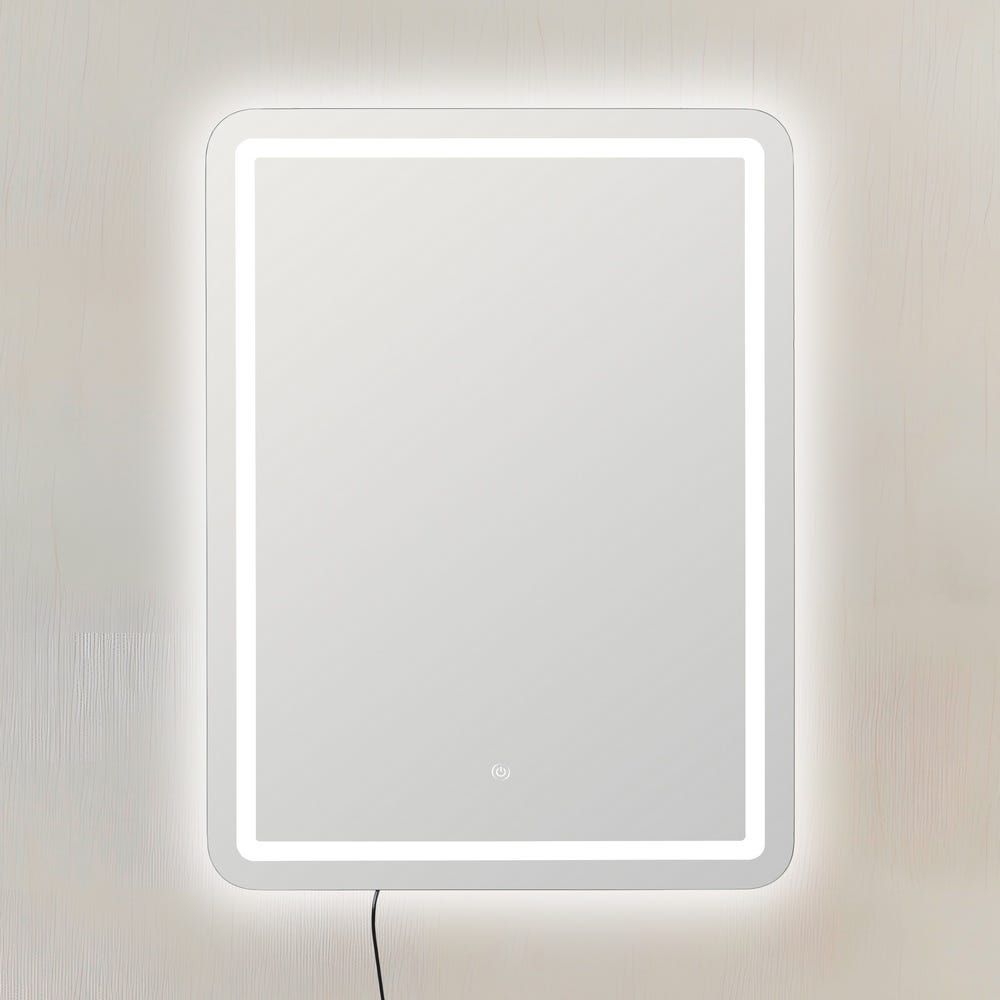 Espejo rectangular con luz LED