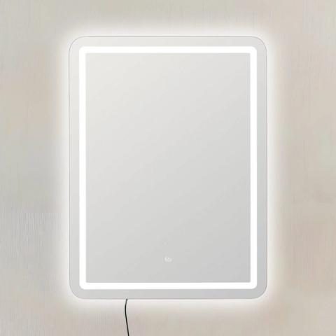 Espejo rectangular con luz LED