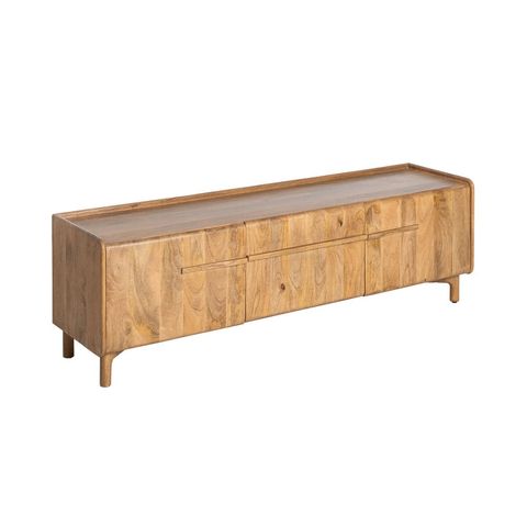 Mueble de TV Galt con puertas y cajón, vista general