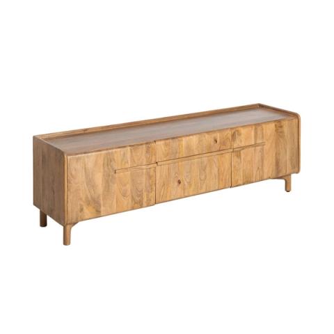 Mueble de TV Galt con puertas y cajón, vista general
