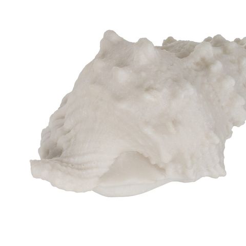 Lámpara de mesa Concha de piedra artificial — detalle