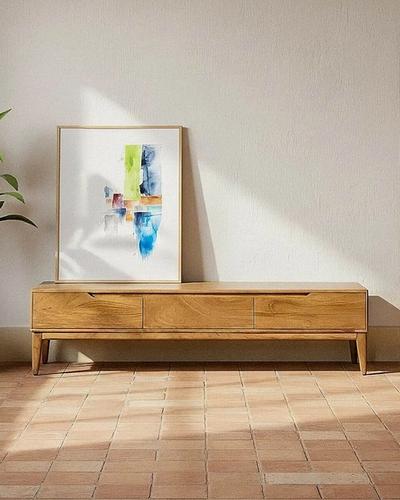 Mueble de TV Galt de tres cajones