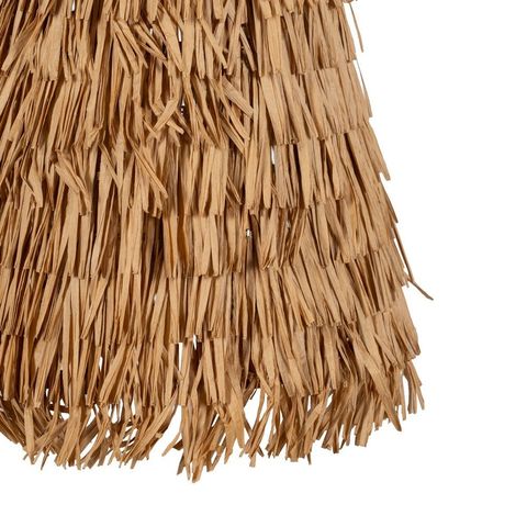 Lámpara de techo cónica de fibra de papel — detalle