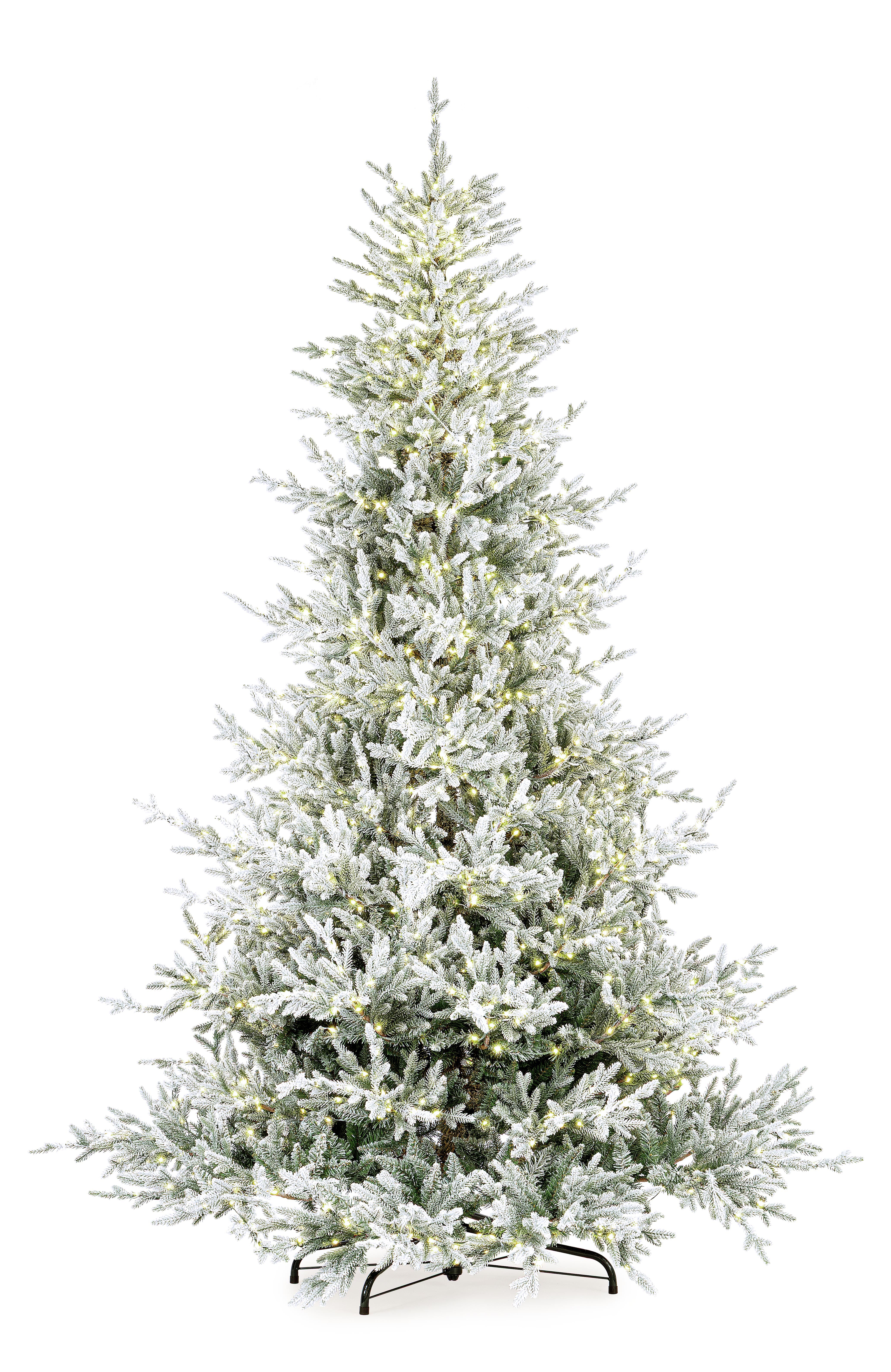 Árbol de Navidad nevado Hopkins, vista completa