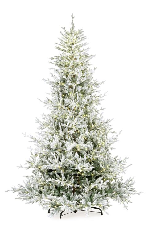 Árbol de Navidad nevado Hopkins, vista completa