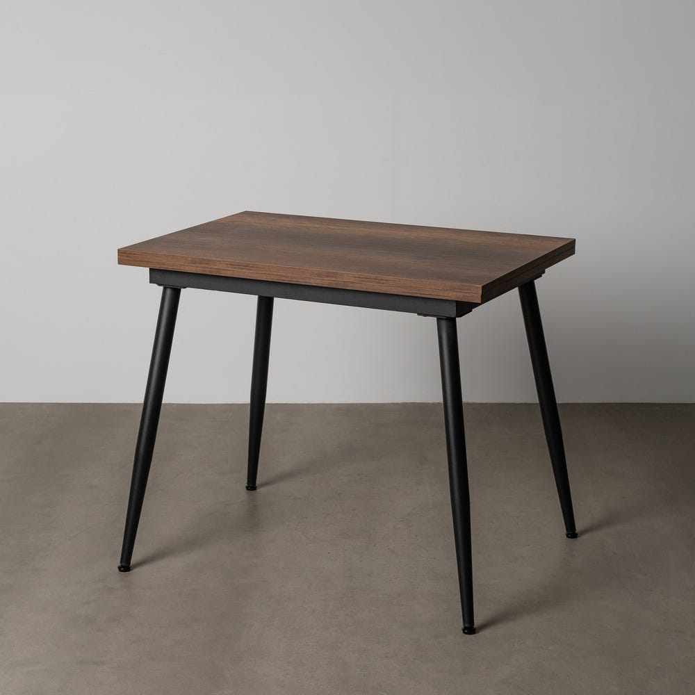 Mesa extensible giratoria Pax marrón
