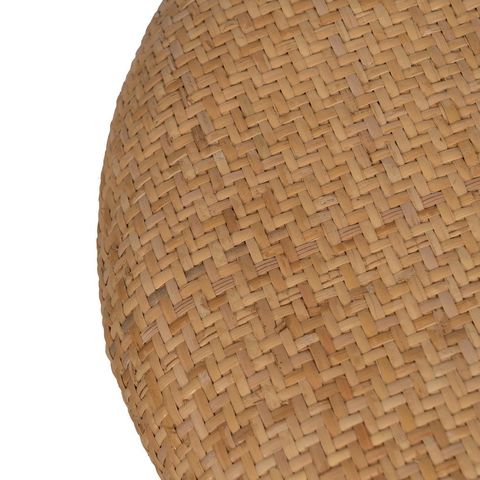 Detalle del trenzado del ratán natural