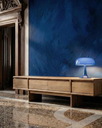 Mueble de TV de mango con cuatro cajones