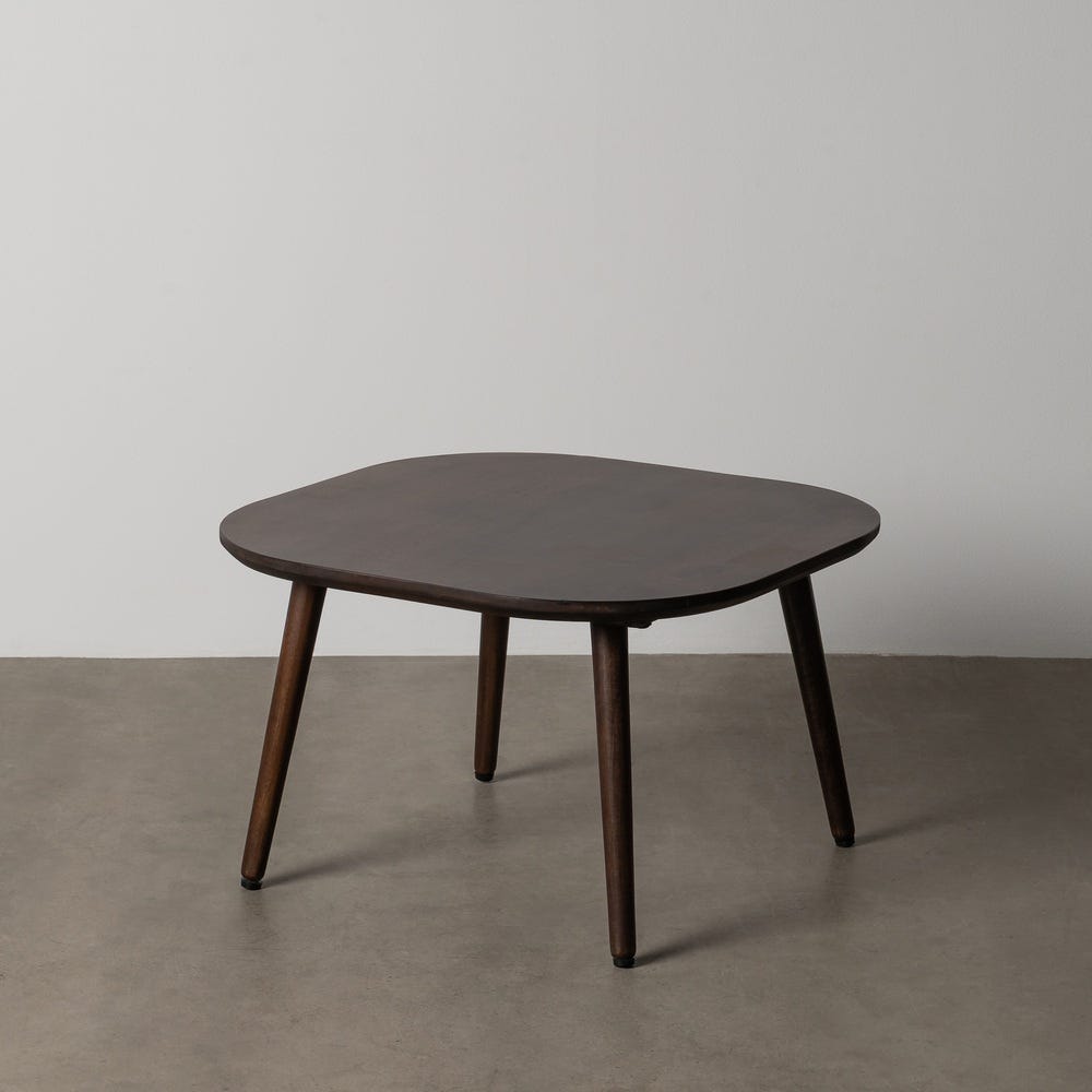 Mesa de centro de mango marrón oscuro