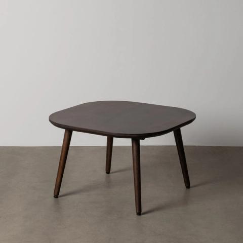 Mesa de centro de mango marrón oscuro