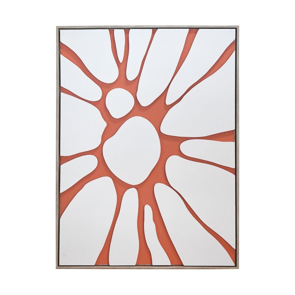 Cuadro de forma radial en relieve