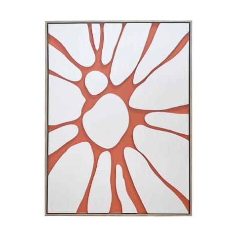Cuadro de forma radial en relieve