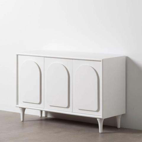 Aparador Beret blanco con arcos