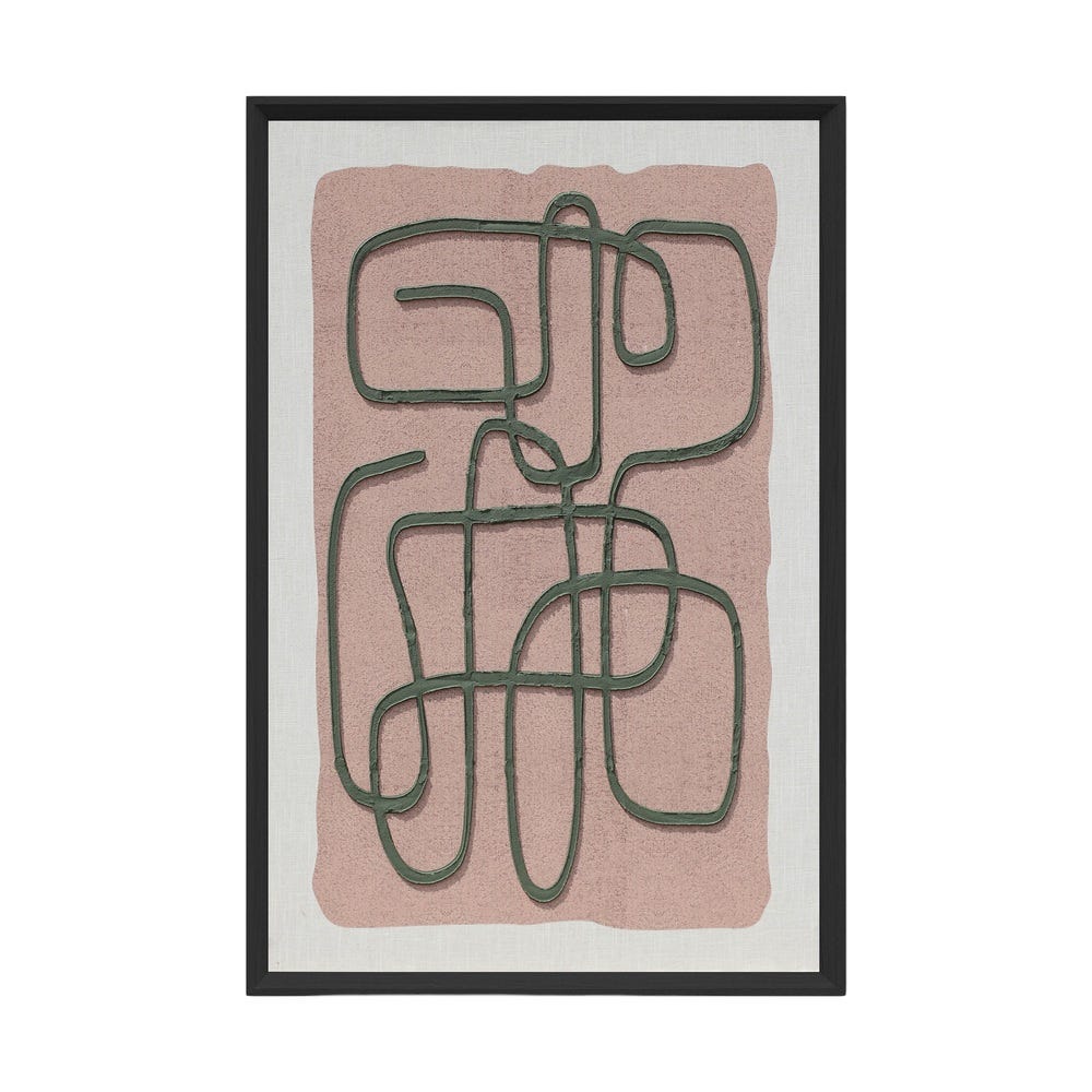 Cuadro de lazo abstracto con textura