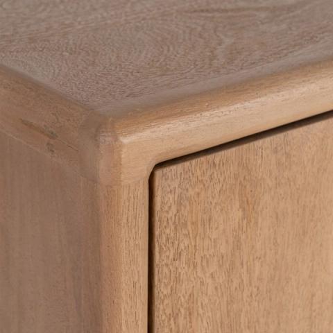 Aparador Macarella de madera de mango, detalle de la madera
