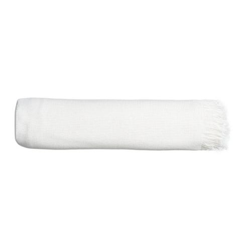 Colcha crema de algodón reciclado — vista completa