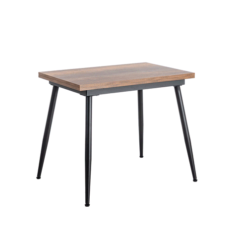 Mesa extensible giratoria Pax marrón, vista general