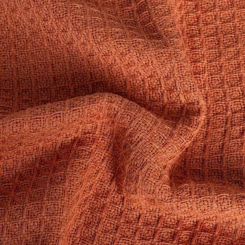 Textura de la colcha panal teja de algodón reciclado