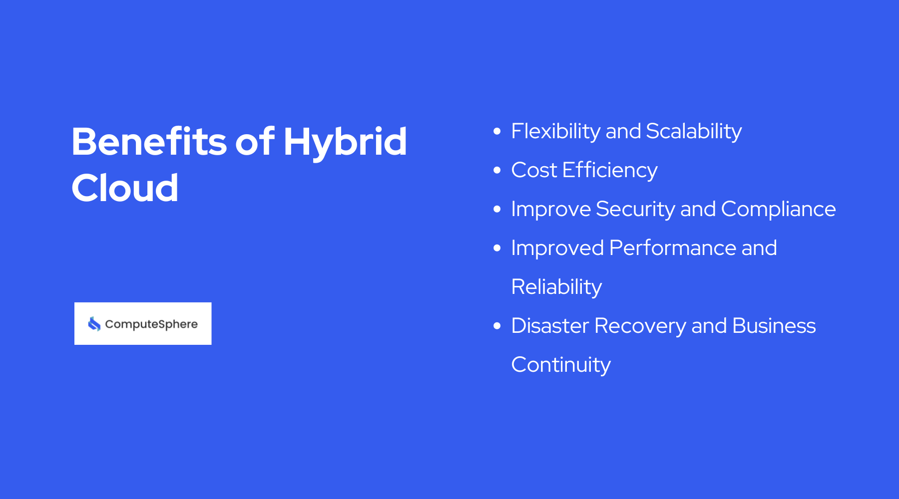 Benefits of Hybrid Cloud