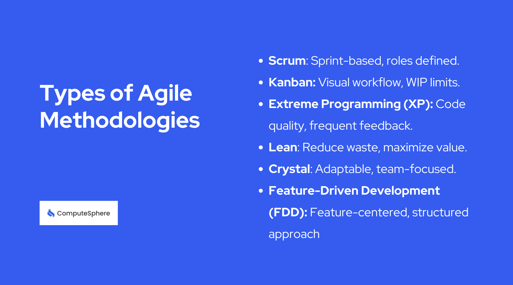 Types of Agile Methodologies