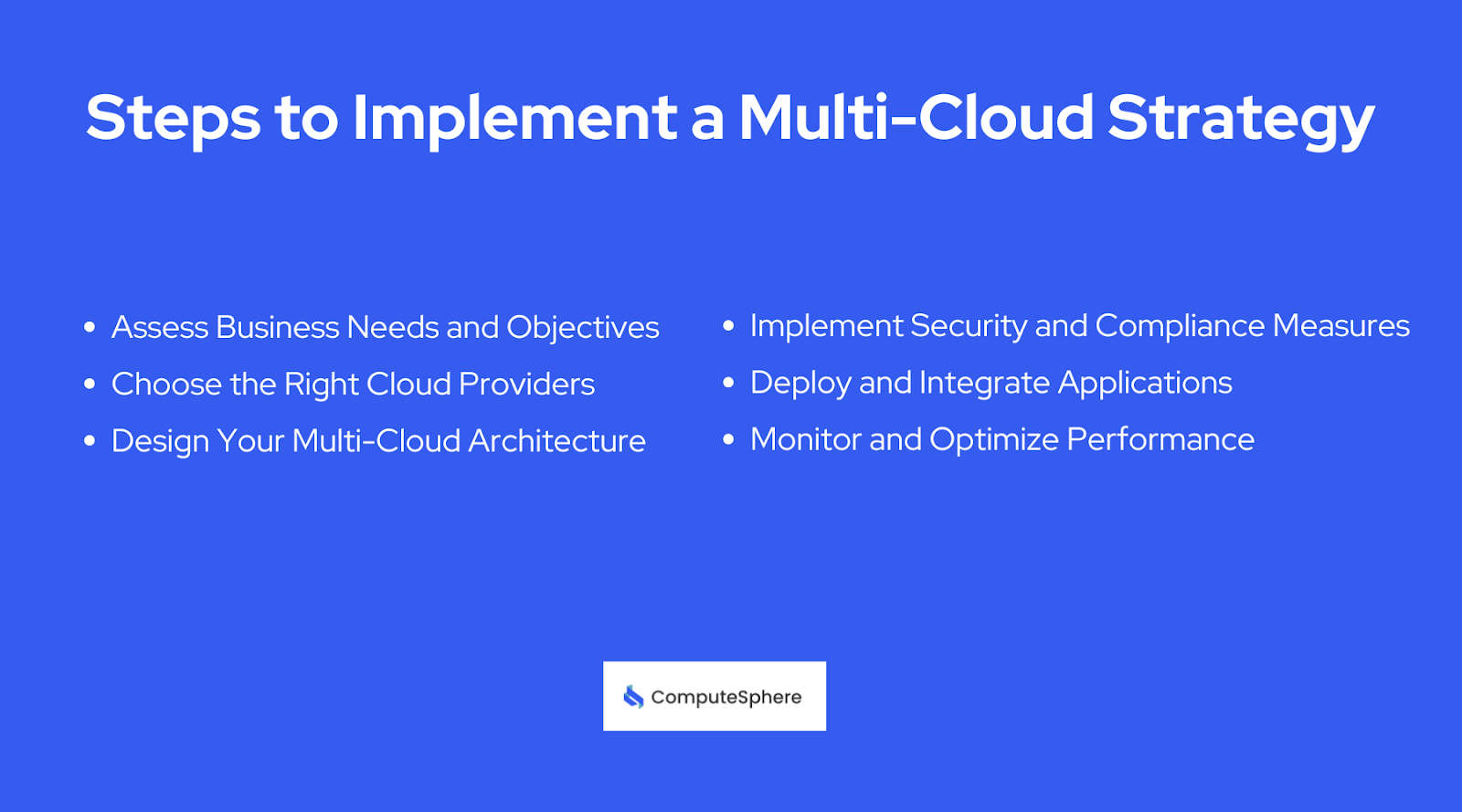 Steps to Implement a Multi-Cloud Strategy