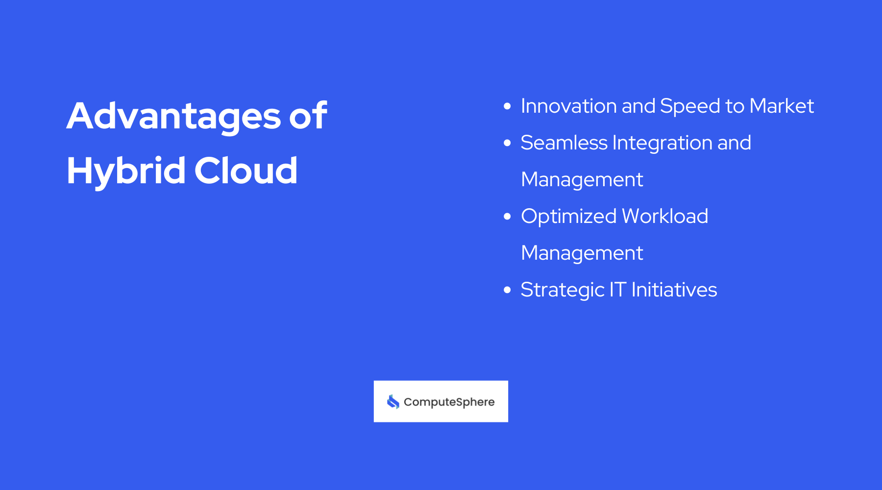 Advantages of Hybrid Cloud