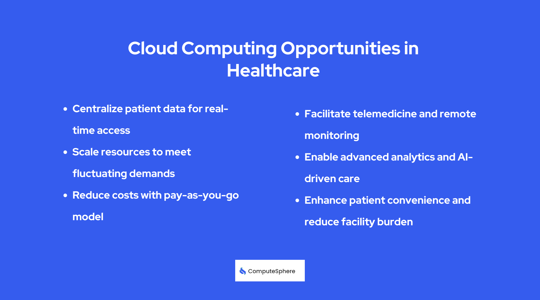 Cloud Computing in Healthcare