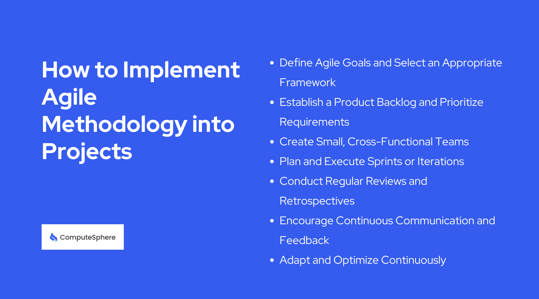 How to Implement Agile Methodology into Projects