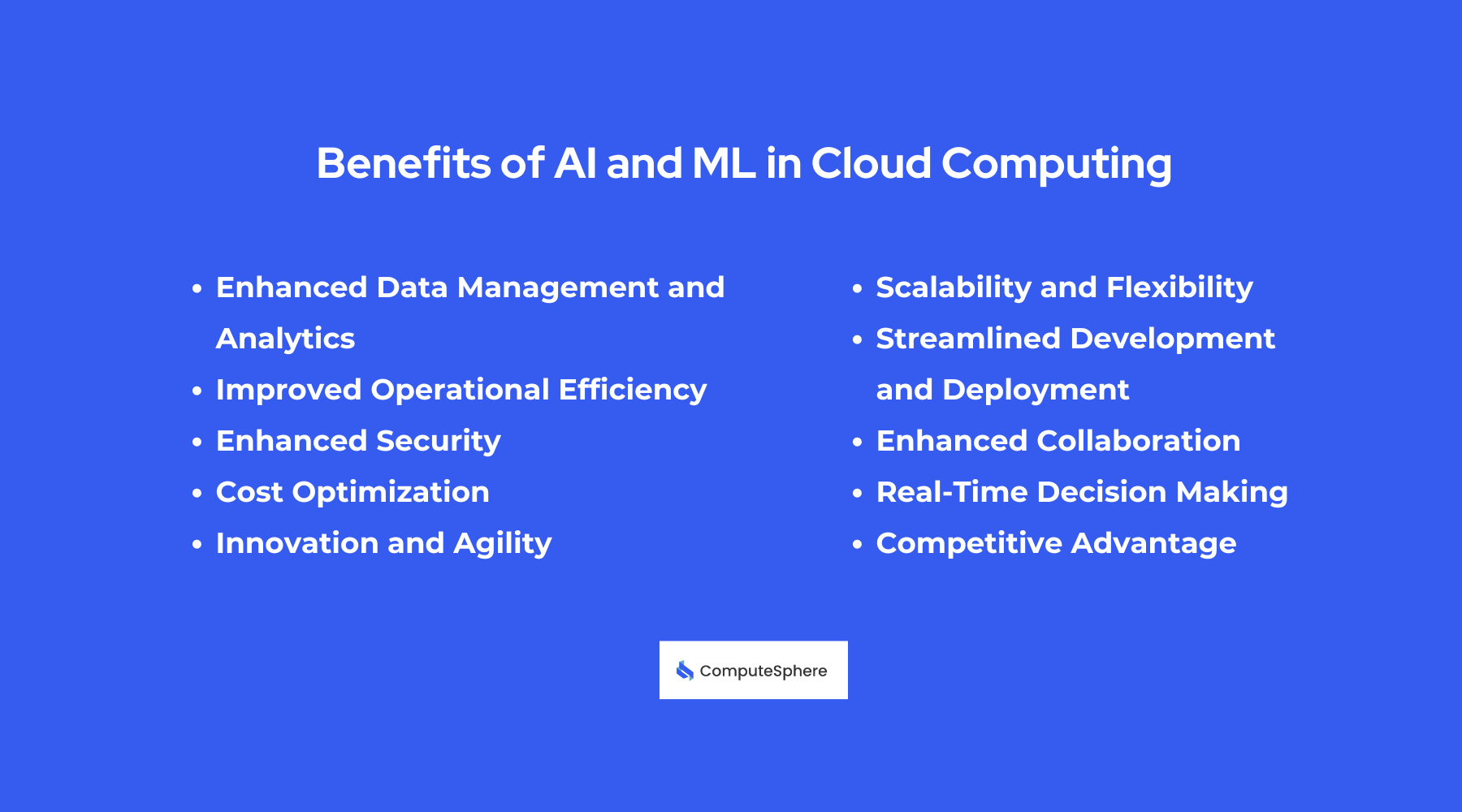 Benefits of AI and ML in Cloud Computing