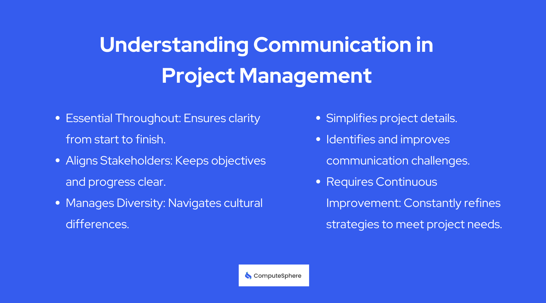 Understanding the Role of Communication in Project Management
