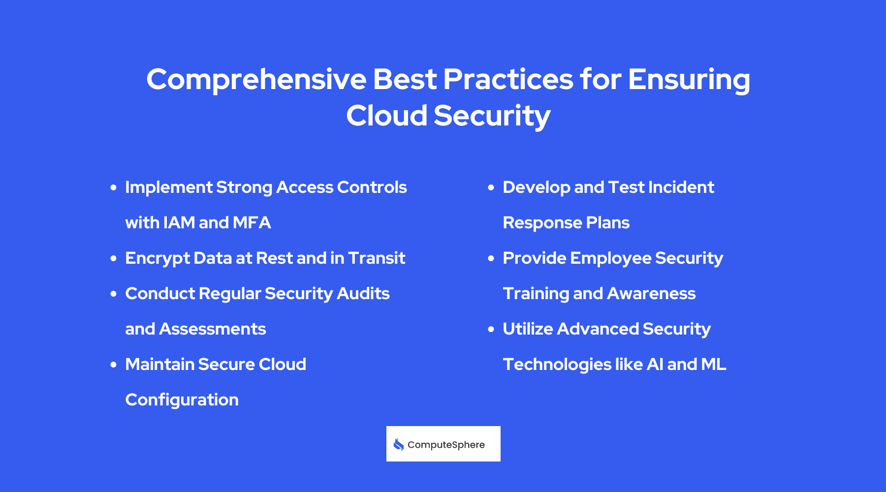 Best Practices for Ensuring Cloud Security