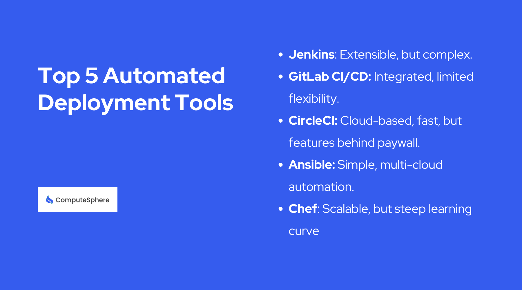 Top 5 Automated Deployment Tools