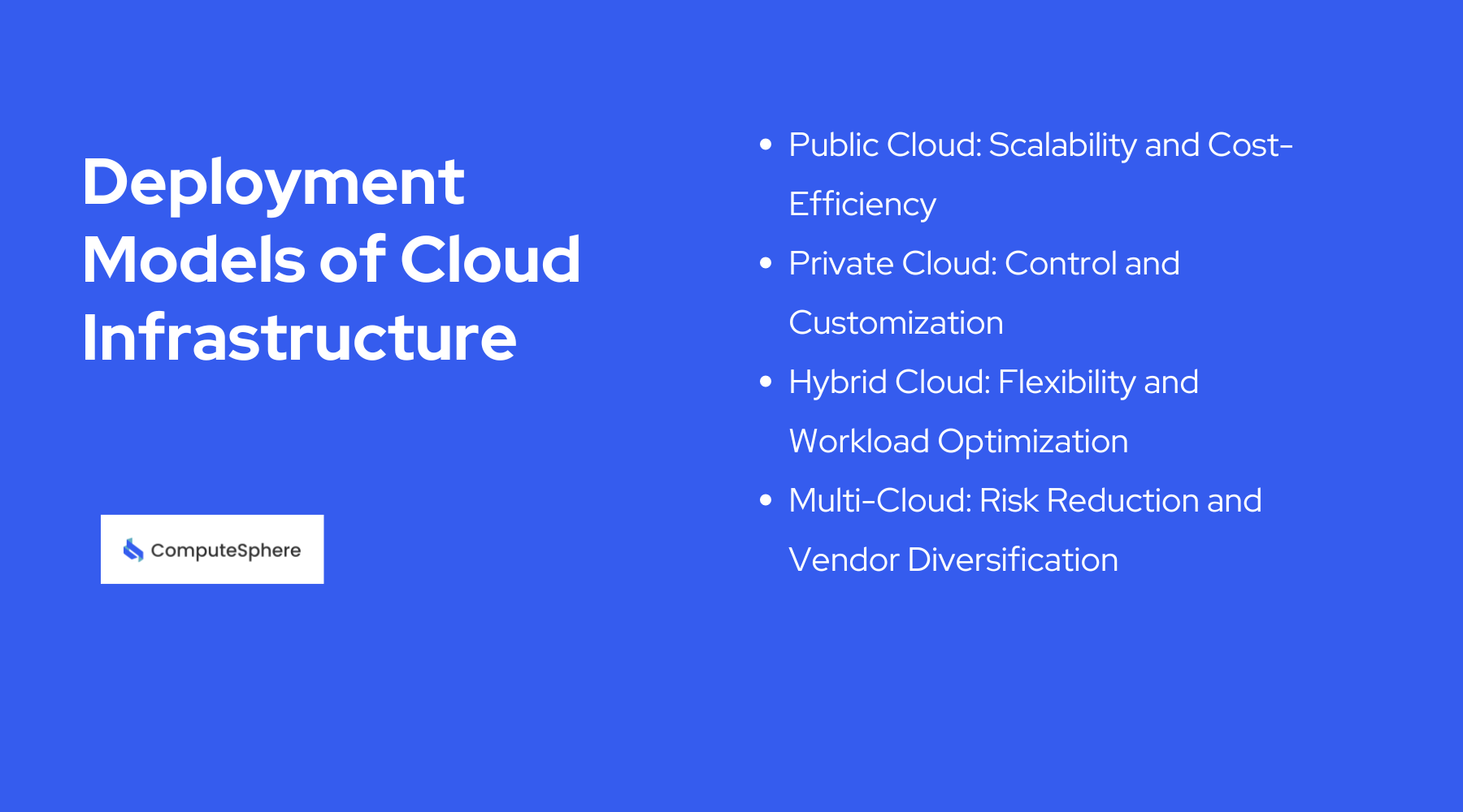 Deployment Models of Cloud Infrastructure